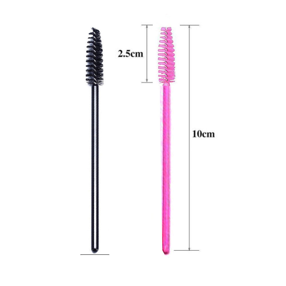 Mascara Wands Pink & Black 100 pcs