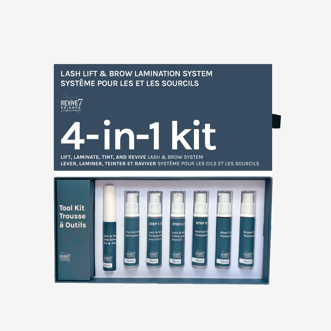 Professional 4-In-1 Kit: Lash Lift, Brow Lamination, Tint & Revive