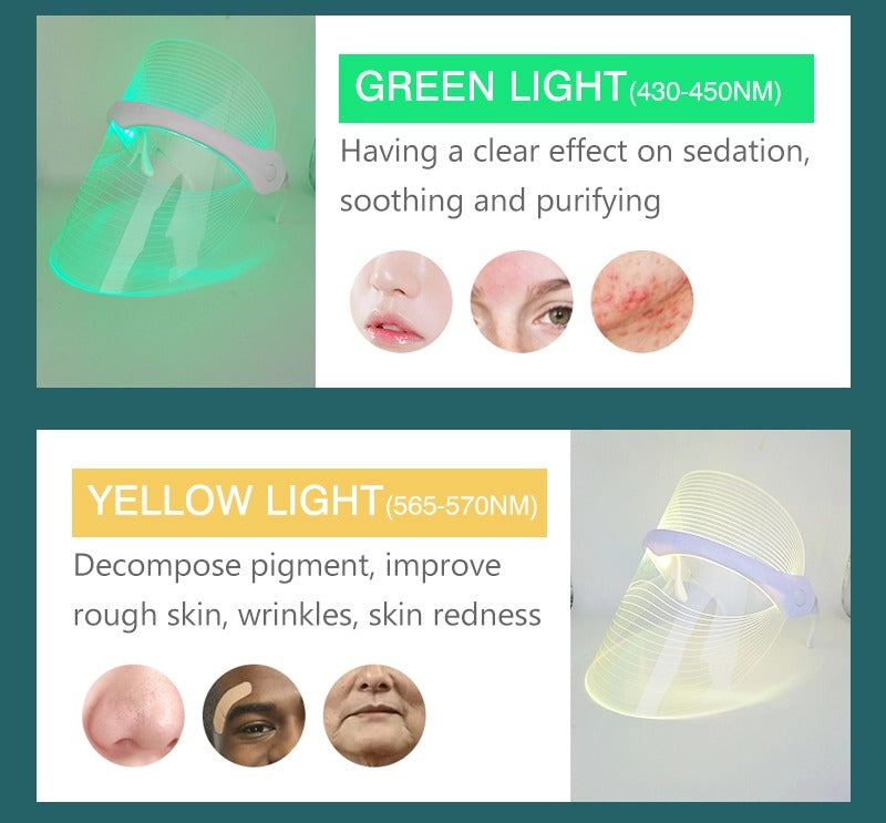 7 Colour Led Mask