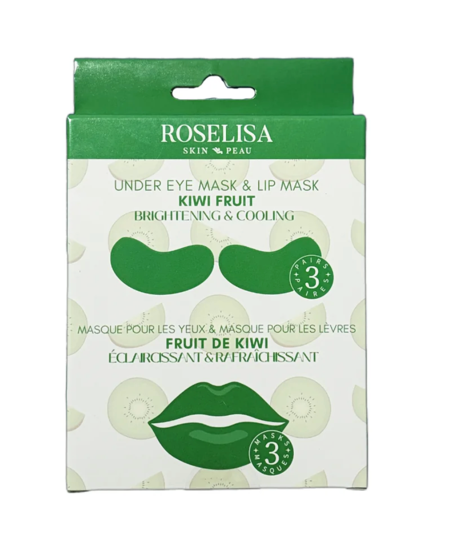 Roselisa Lip & Under-eye Mask Kiwi Fruit (Brightening & Cooling)