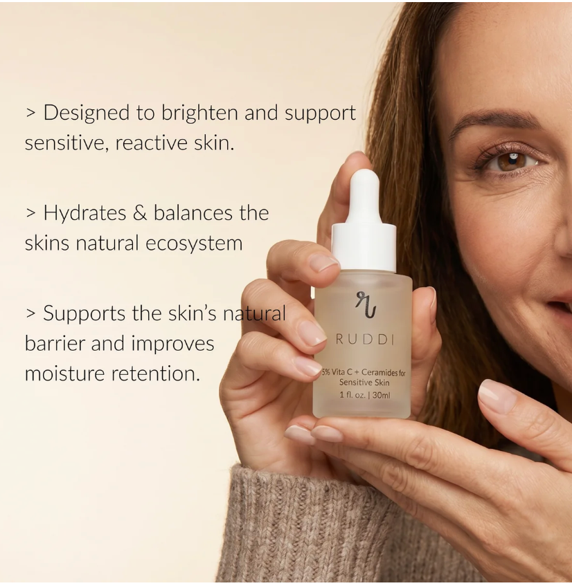 Ruddi - 5% Vita C + Ceramides for Sensitive Skin
