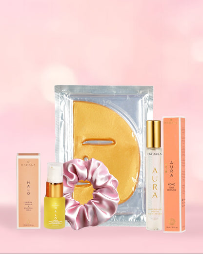 Aura Of Lights Kit - Limited Edition Hair Perfume & Gold Mask Set