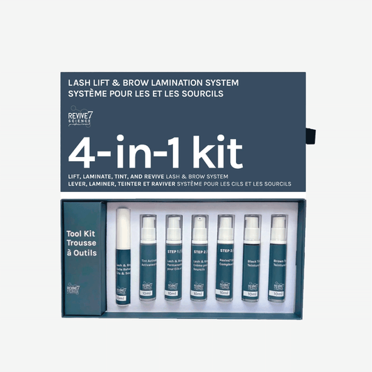 Professional 4-In-1 Kit: Lash Lift, Brow Lamination, Tint & Revive