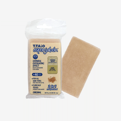 Oatmeal Soap Sponge 2 In 1