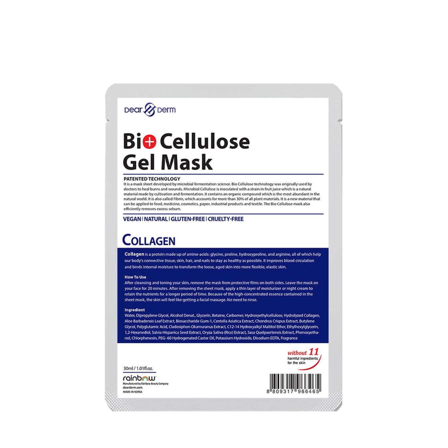 Biocellulose Face Masks
