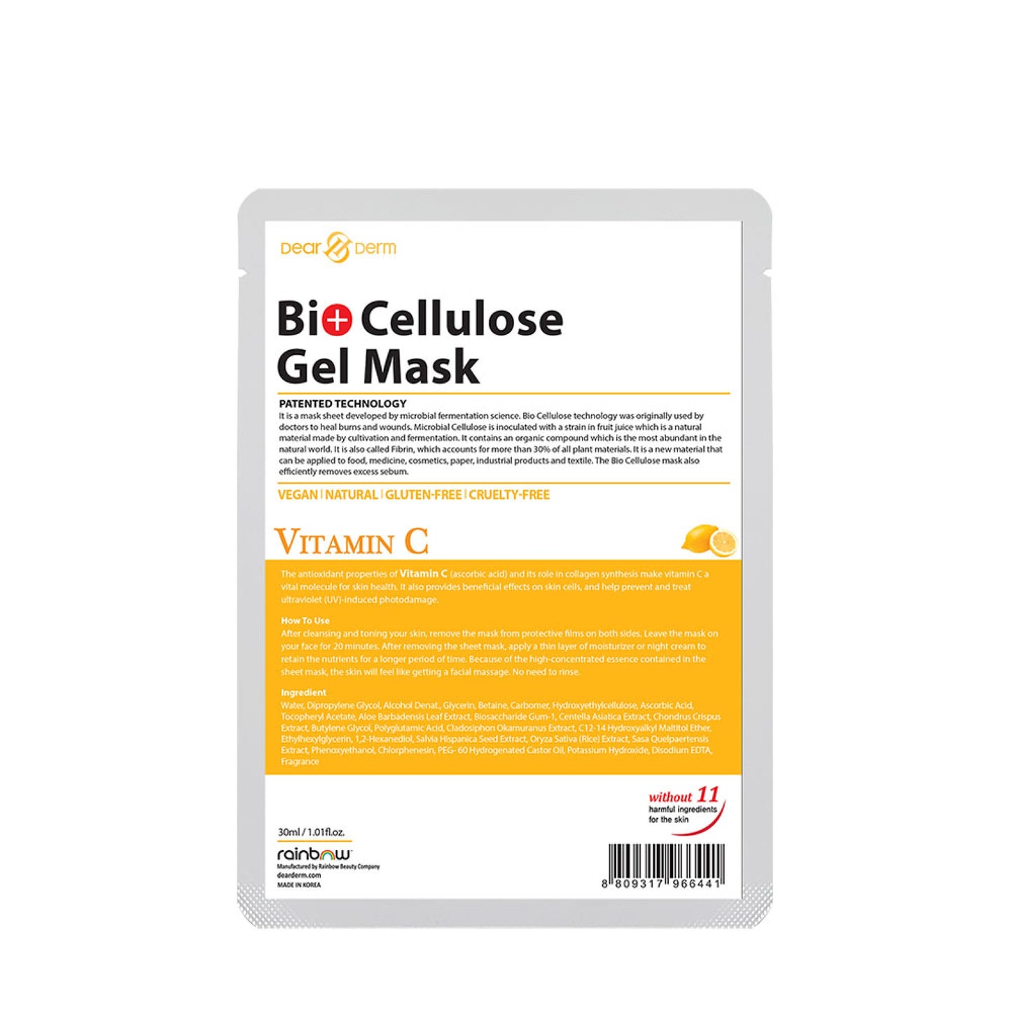 Biocellulose Face Masks