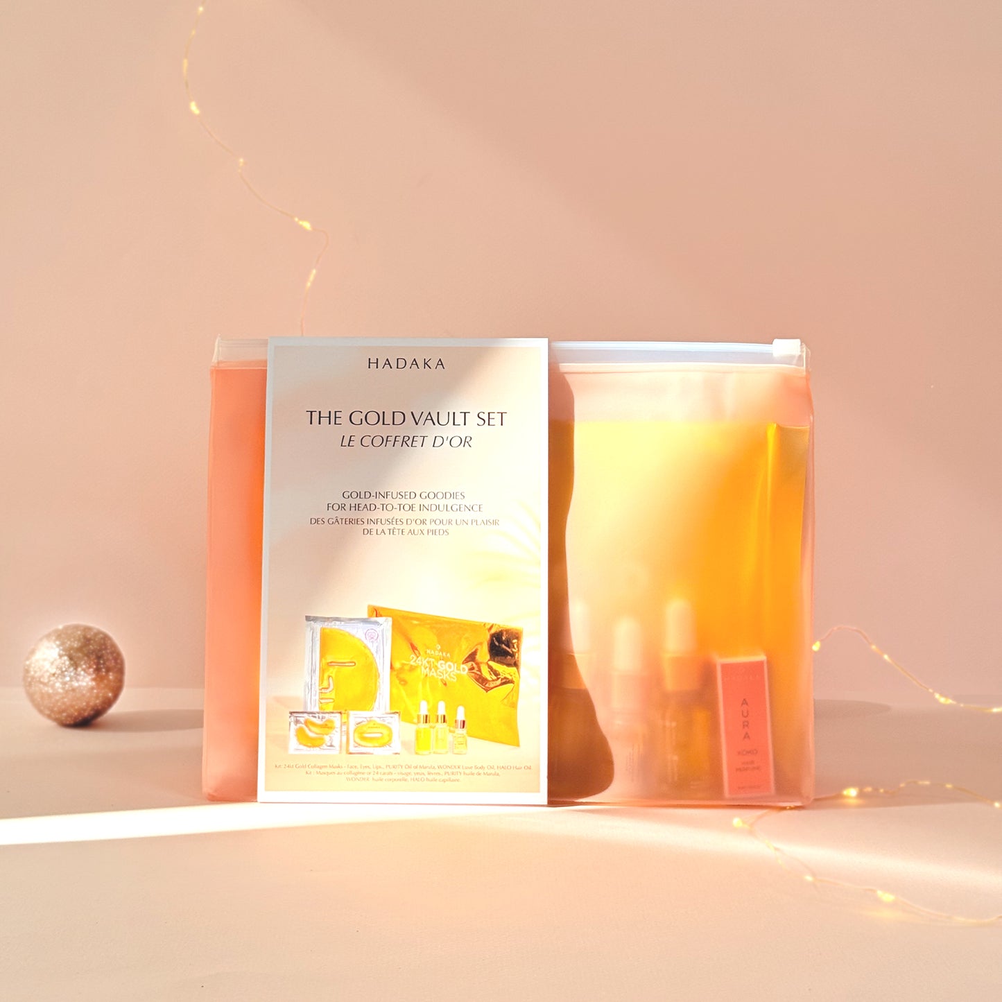 The Gold Vault Set – Luxury Hair & Masks Gift Set