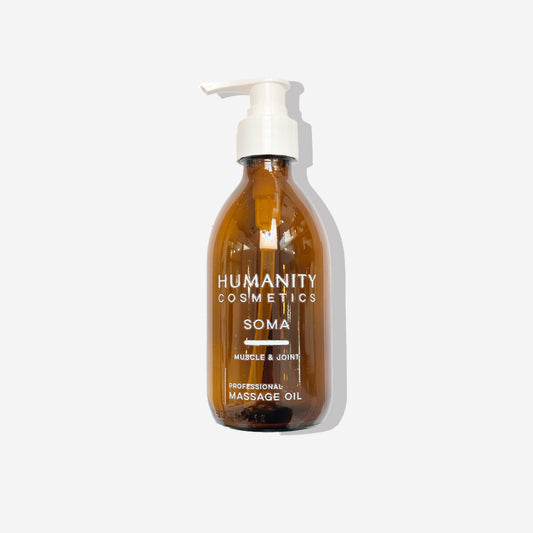 Humanity Amber Eco Glass Massage Oil Bottle Soma