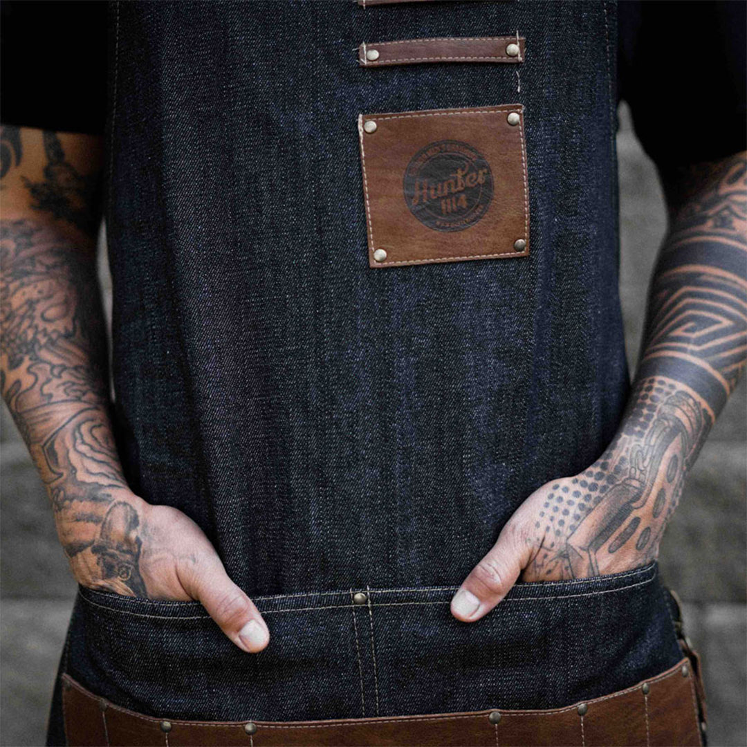 Denim Barber Apron