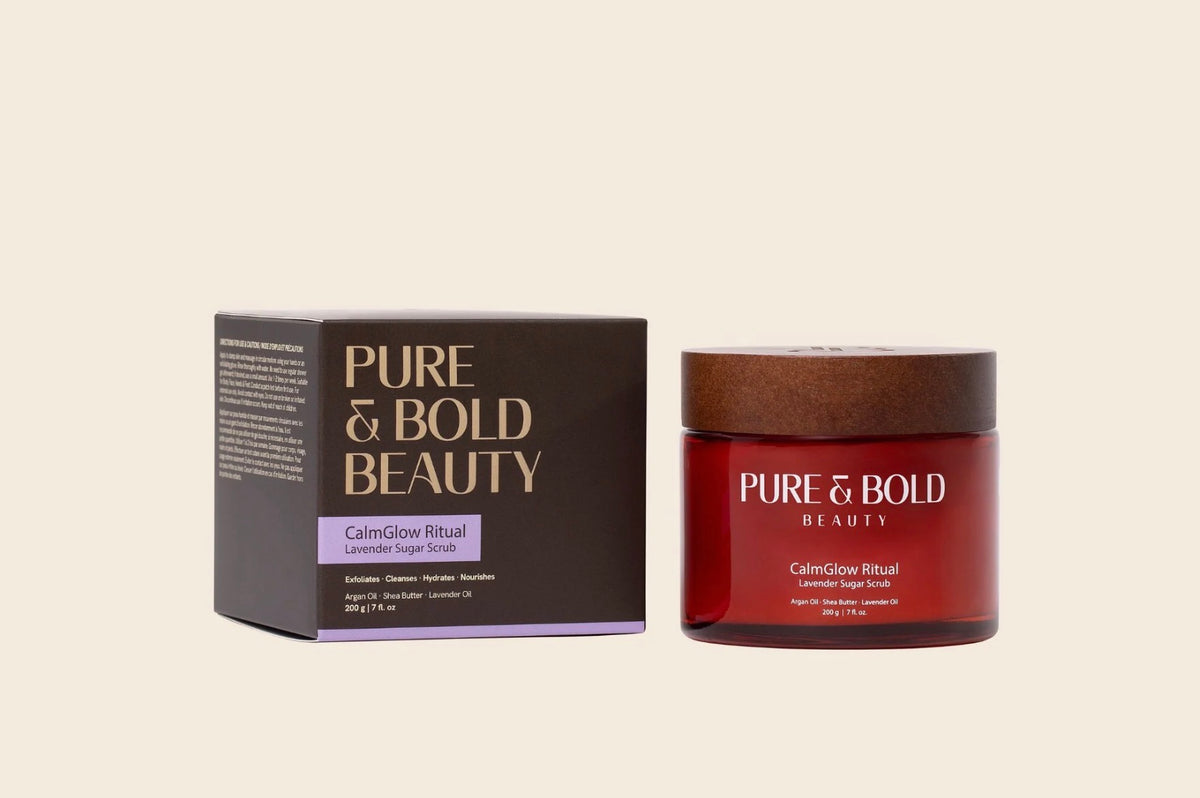 Pure & Bold Beauty CalmGlow Ritual Lavender Sugar Scrub