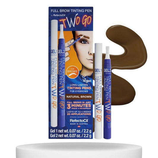 REFECTOCIL FULL BROW + TINTING PEN TWO GO-NATURAL BROWN 2.2g each