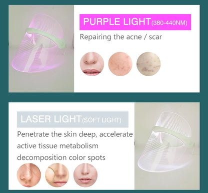 7 Colour Led Mask