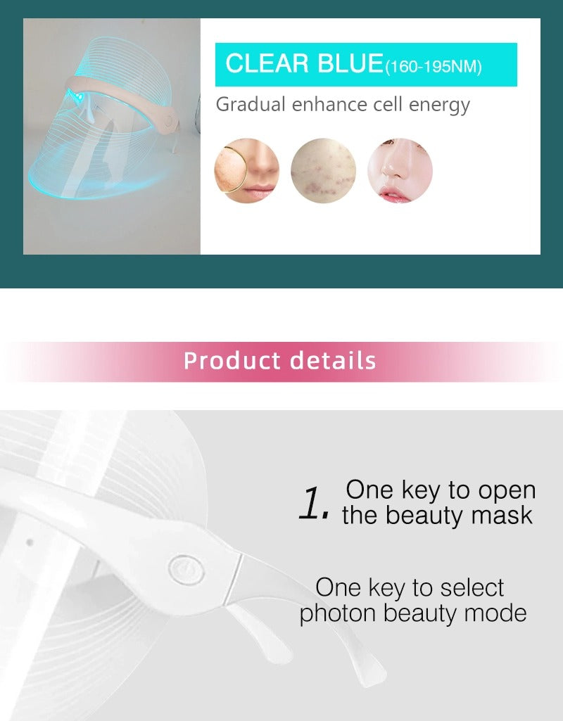 7 Colour Led Mask