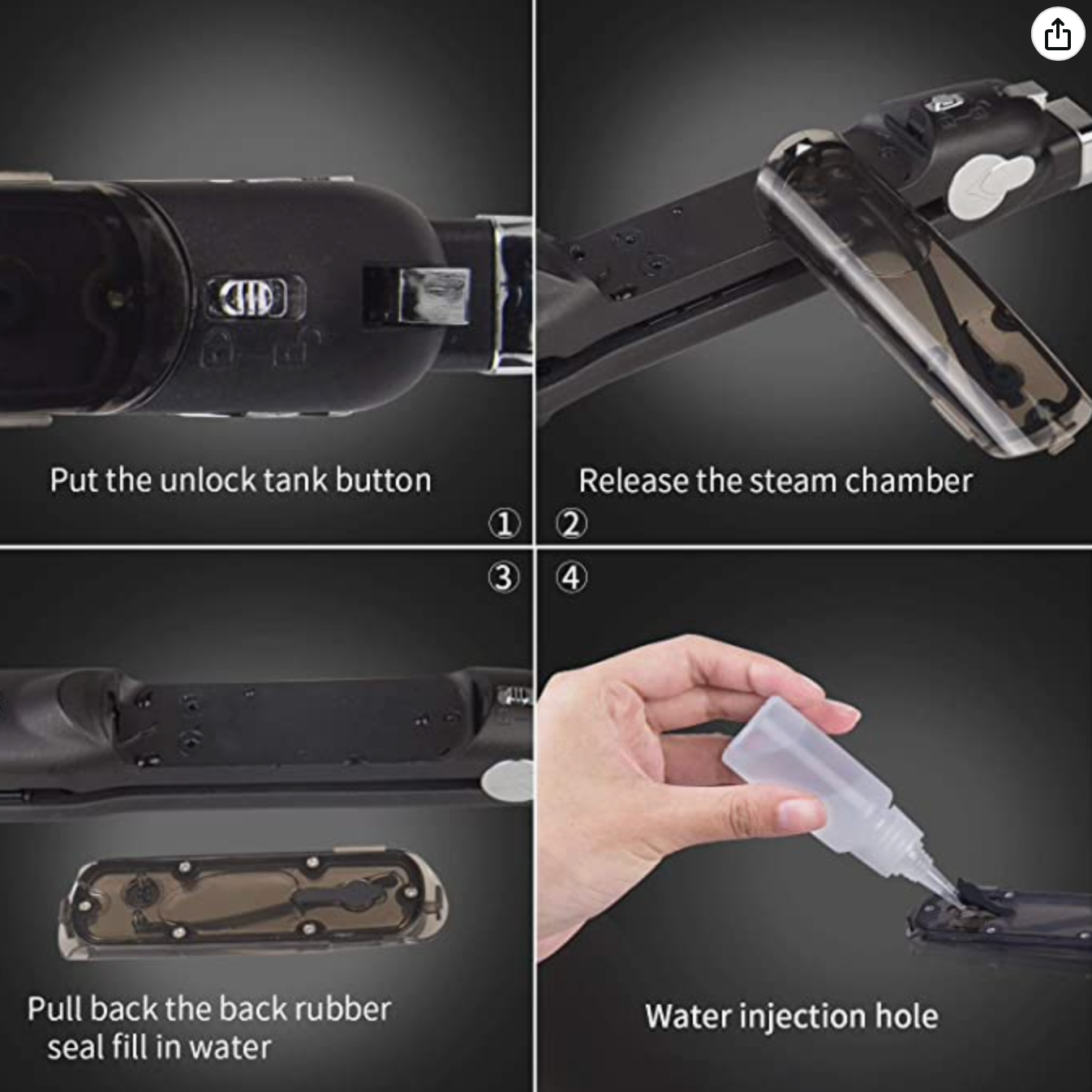 Steam Hair Straightener Pro