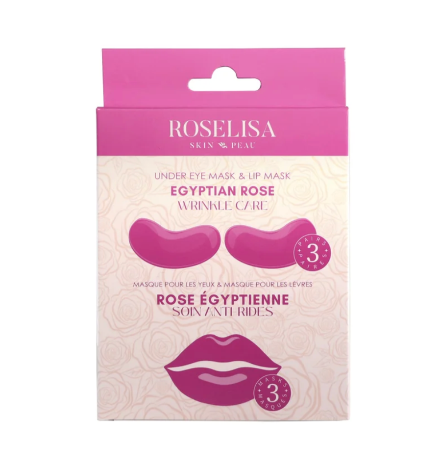 Roselisa Lip & Under-eye Mask Egyptian Rose (Wrinkle Care)