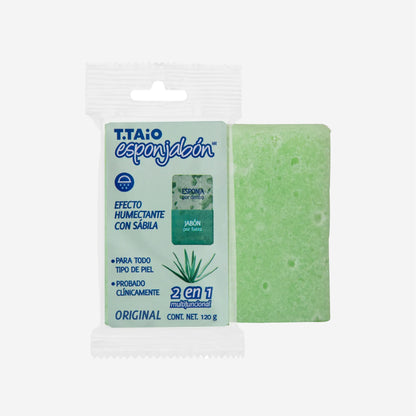 Aloe Soap Sponge Moisturizing Effect