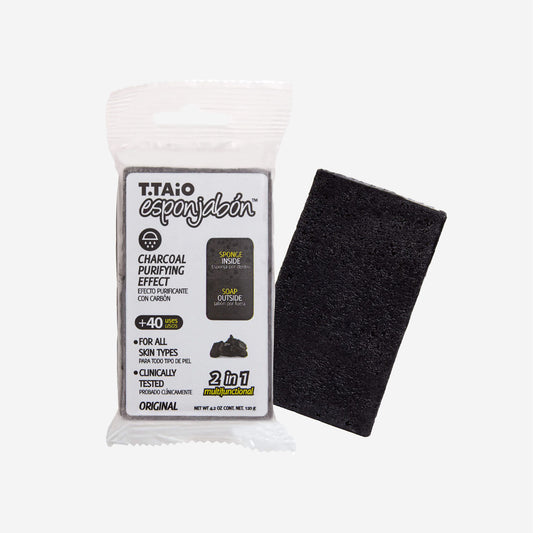 Charcoal Soap Sponge Moisturizing Effect