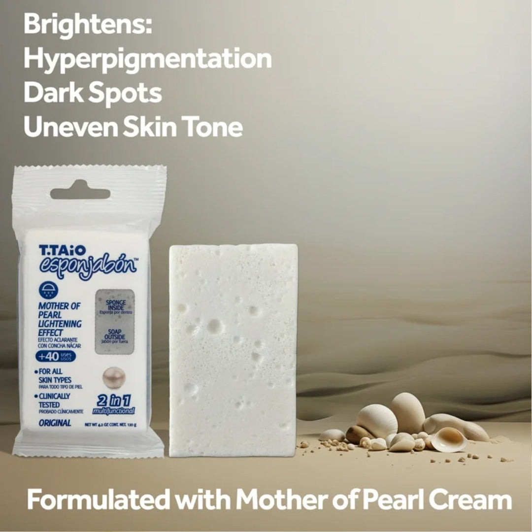 Mother Of Pearl Soap Sponge Lightening Effect